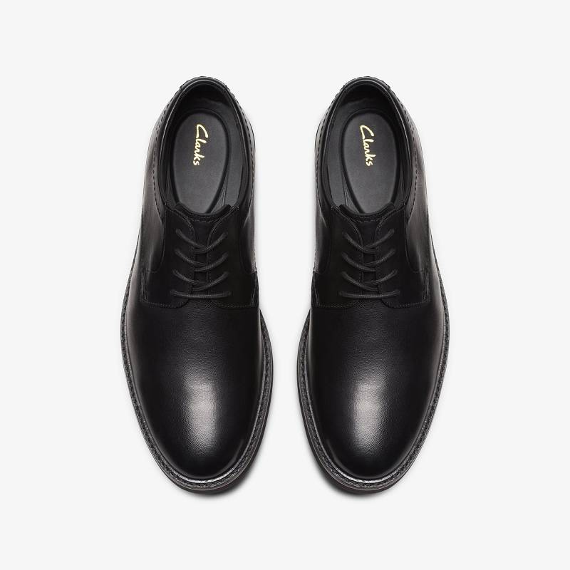 Black Clarks Atticus Lace | CLKS-84424
