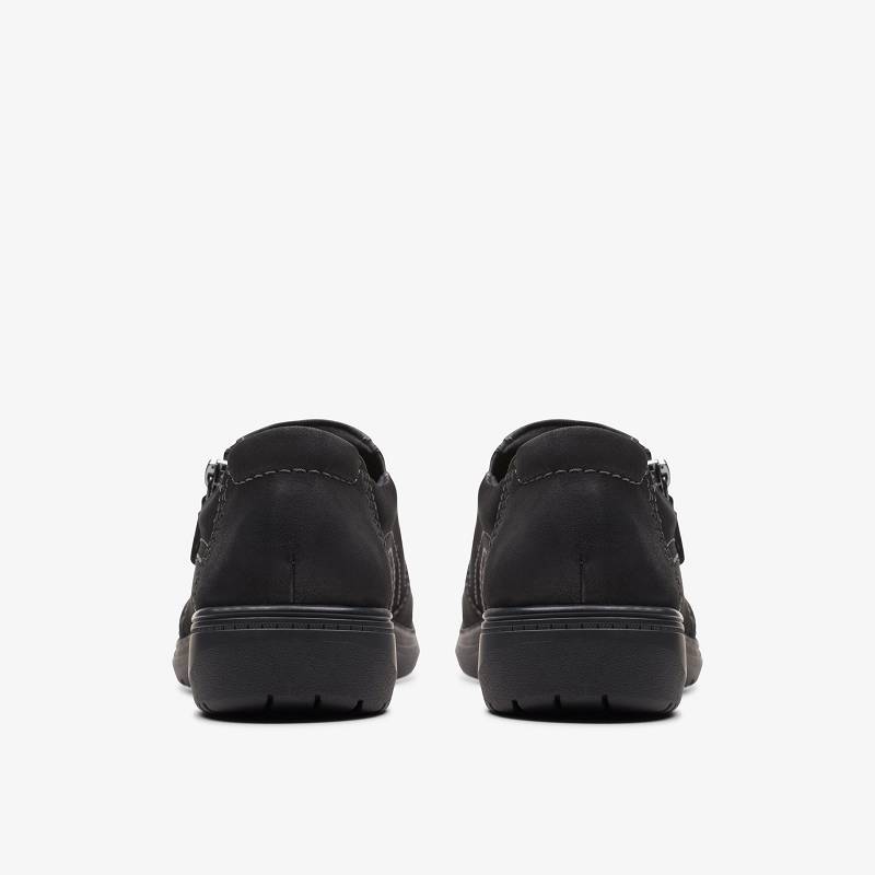 Black Nubuck Clarks Carleigh Ray | CLKS-84892