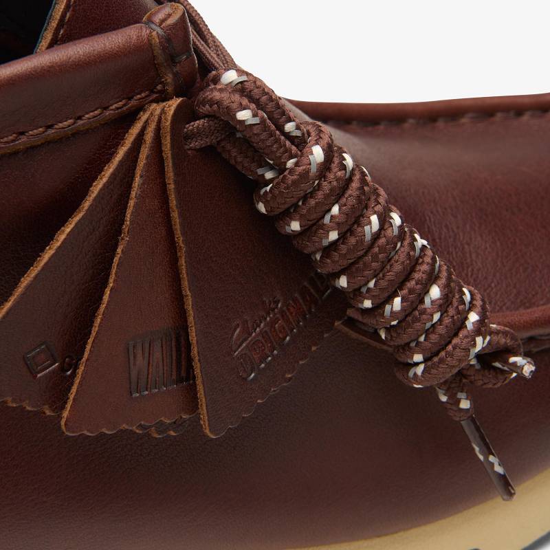British Tan Leather Clarks Wallabee Boot Gore-Tex | CLKS-84517