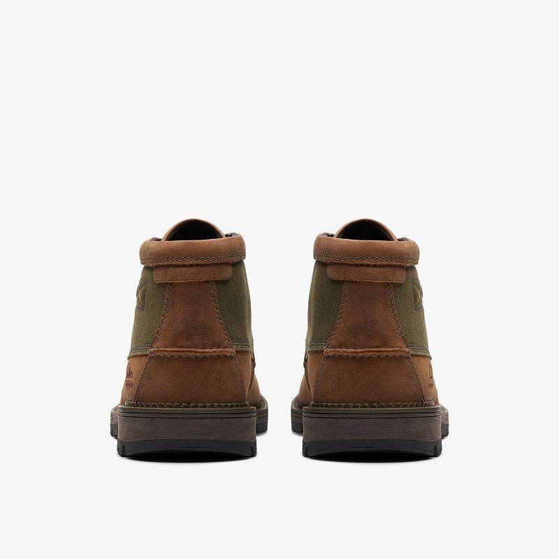 Brown Combination Clarks Maplewalk Moc | CLKS-84528