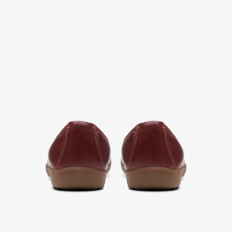 Chestnut Leather Clarks Meadow Opal | CLKS-85341