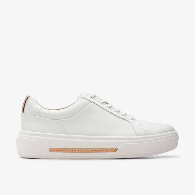 Off White Leather Clarks Hollyhock Walk | CLKS-85334