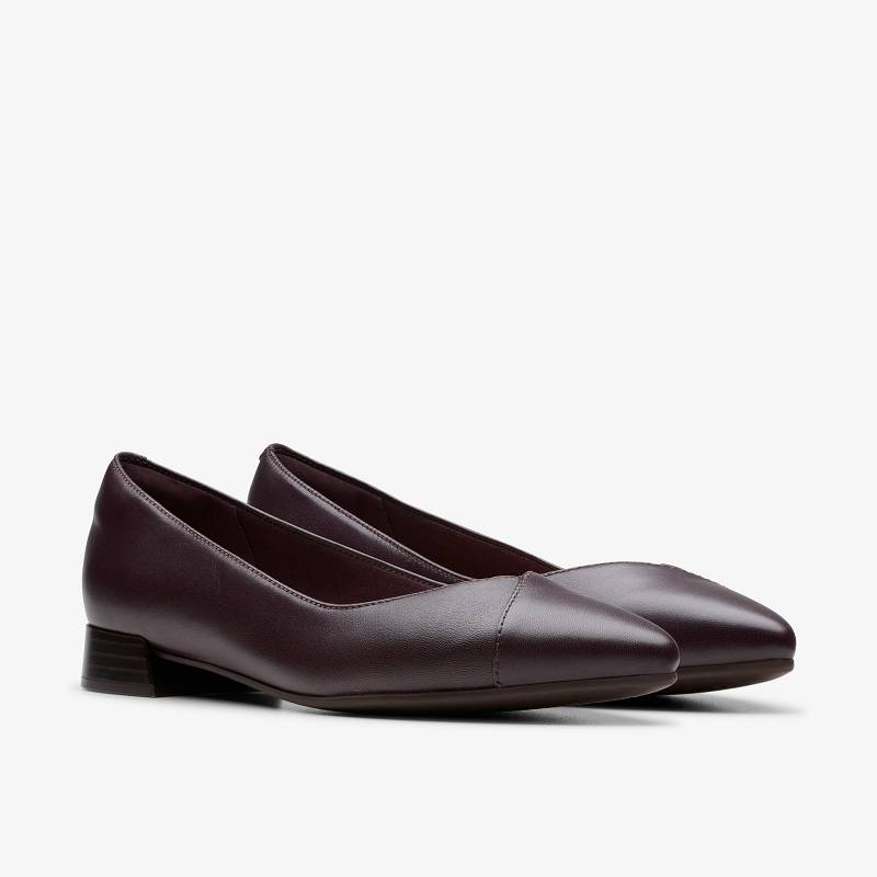 Plum Leather Clarks Natalyn Wish | CLKS-84817