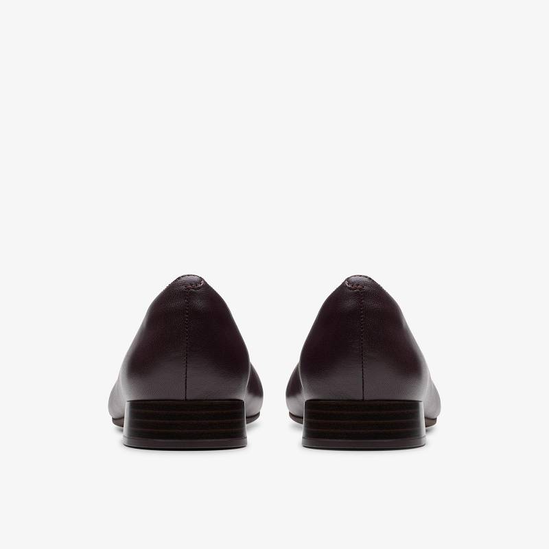 Plum Leather Clarks Natalyn Wish | CLKS-84817