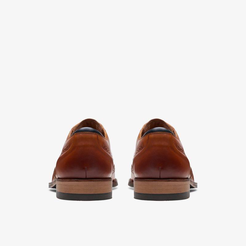 Tan Leather Clarks Craft Arlo Limit | CLKS-84405