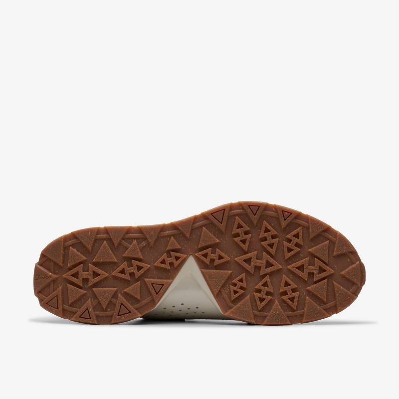 White Leather Clarks Craft Speed | CLKS-84232